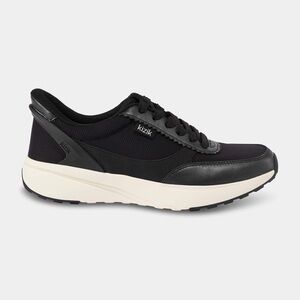 Kizik Black Sneakers with White Sole